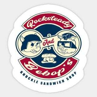 Rocksteady & Bebop's Knuckle Sandwich Shop Sticker